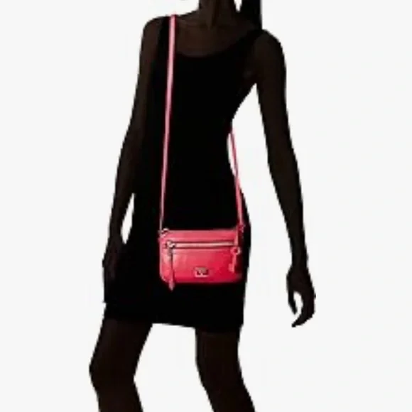 Fossil Dawson Mini Crossbody - Real Red - NWT - Picture 5 of 17
